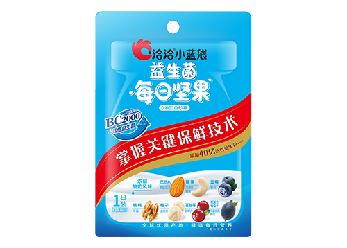龙8小蓝袋益生菌每日坚果